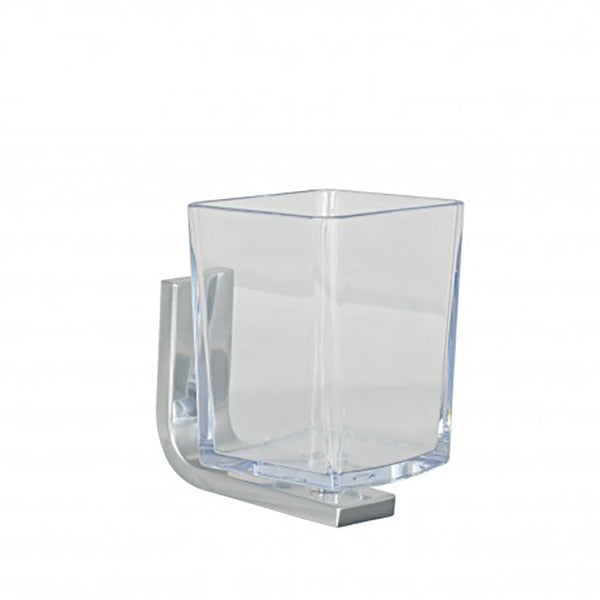 Koh-I-Noor Materia portaspazzolini ad incollo a parete cromo 6018KK