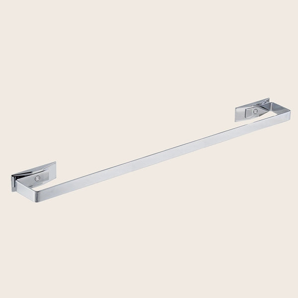 Koh-i-noor LEM 2.T portasciugamani 60 cm a muro cromo 6307 Cromo Lucido in alluminio e cromato montato a parete, vista...