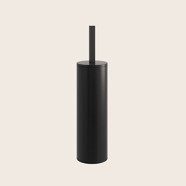Koh-i-noor portascopino sospeso ad incollo nero 7511N in opaco montato a parete, vista del design e della finitura - Koh...