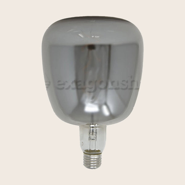 Lampadina Smoky Vintage 5W luce calda E27 180 lumen 2700k accesa in ambiente, design e diffusione della luce - Exagonshop