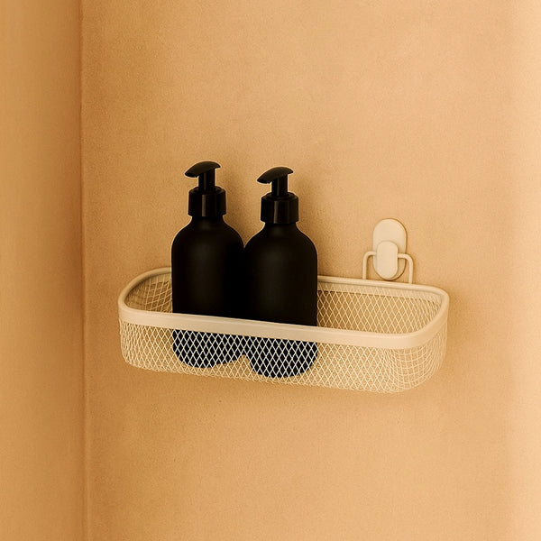 Mensola doccia vasca 1 ripiano bianco Taki