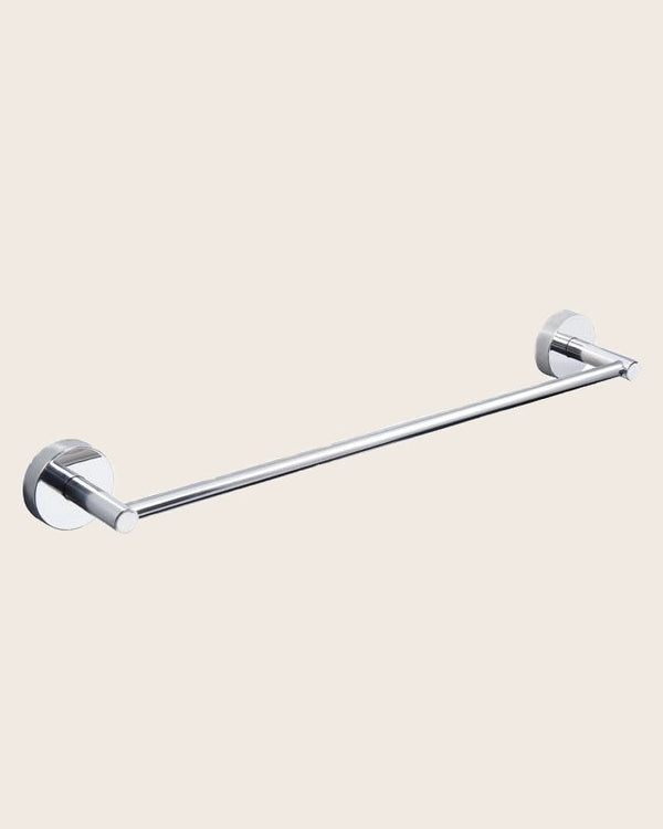 New Line N2 Portasciugamani 60 cm Singolo In Acciaio Inox Cromo Lucido in cromato montato a parete, vista del design e...