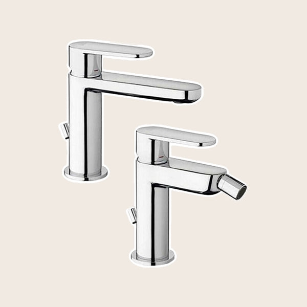 Paffoni Candy Coppia rubinetti Lavabo Bidet CA075HCR CA135CR