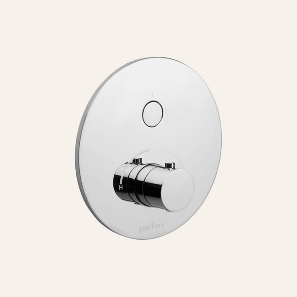 Paffoni Compactbox Cpm013 Set Esterno Miscelatore doccia ad, vista frontale della maniglia e della bocca di erogazione