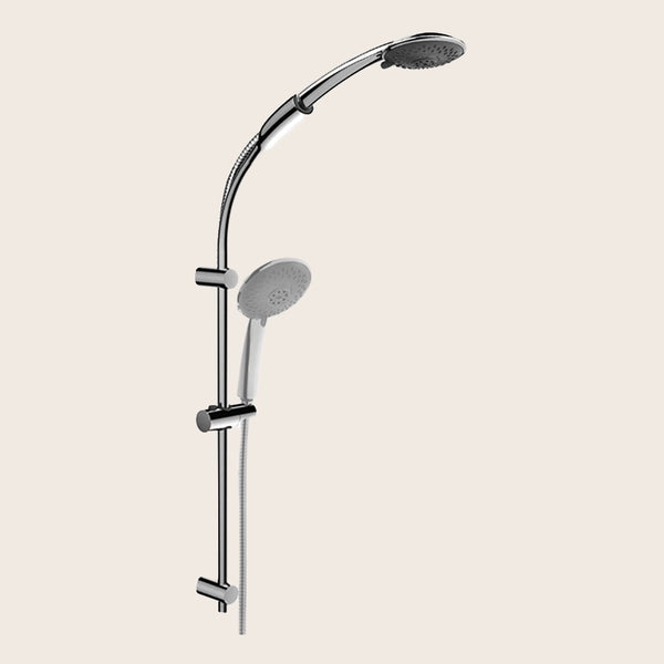 Paffoni Twin asta doccia 91 cm doccetta 4 getti saliscendi Cromo Zsal197