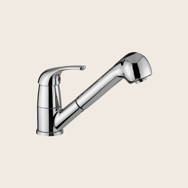 Paffoni apollo 3 miscelatore lavello cucina con doccetta estraibile 2 getti cromo