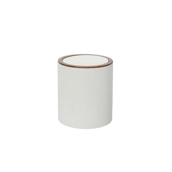 Pattumiera 5L in plastica bianco London