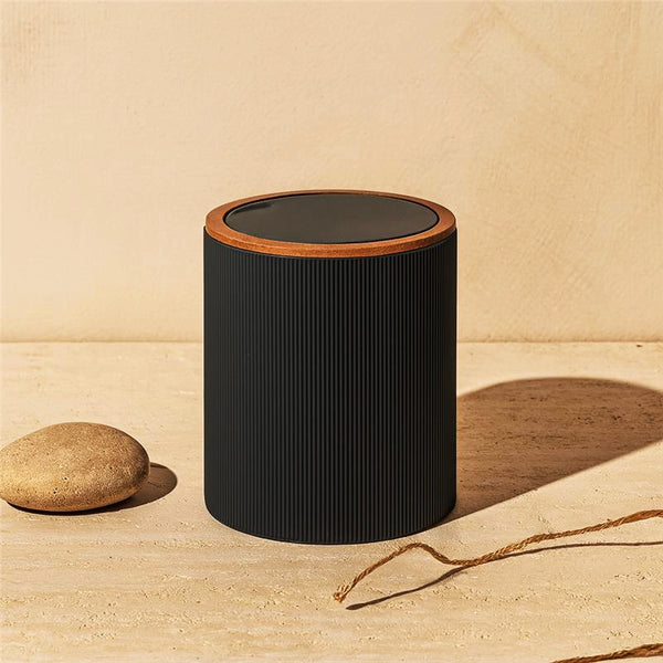 Pattumiera 5L in plastica nero London