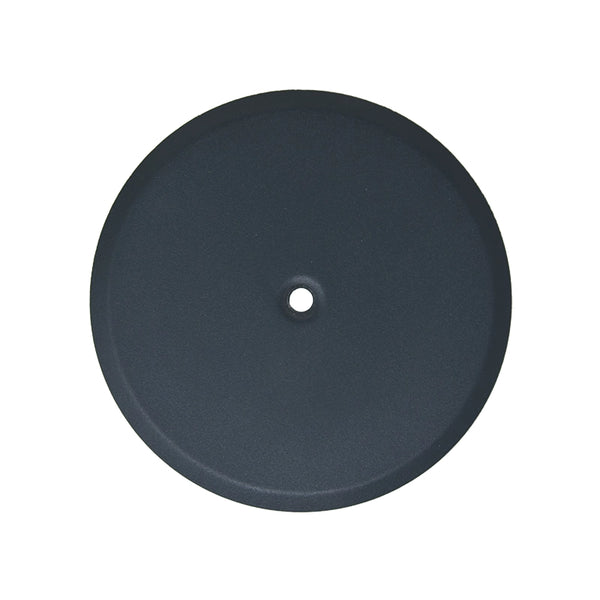 Piattello 14 cm tappo pozzetto antracite sabbiato