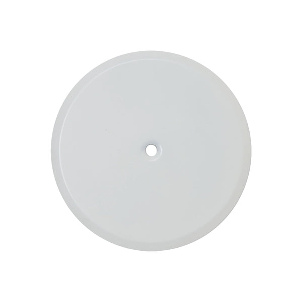 Piattello 14 cm tappo pozzetto bianco opaco