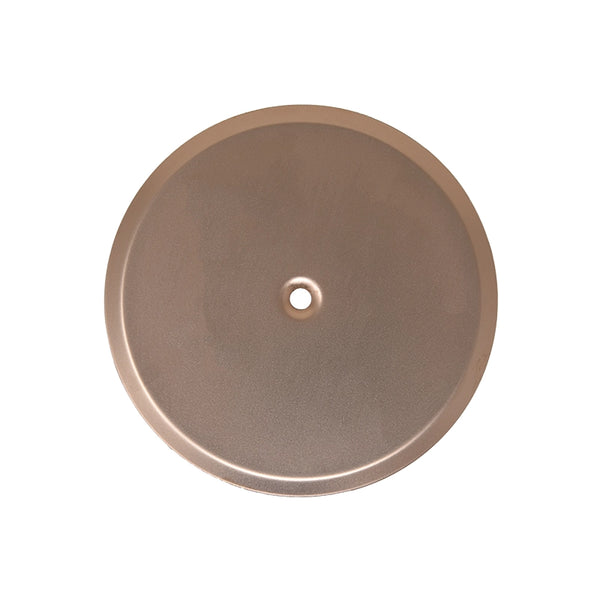 Piattello 14 cm tappo pozzetto oro rosa satinato