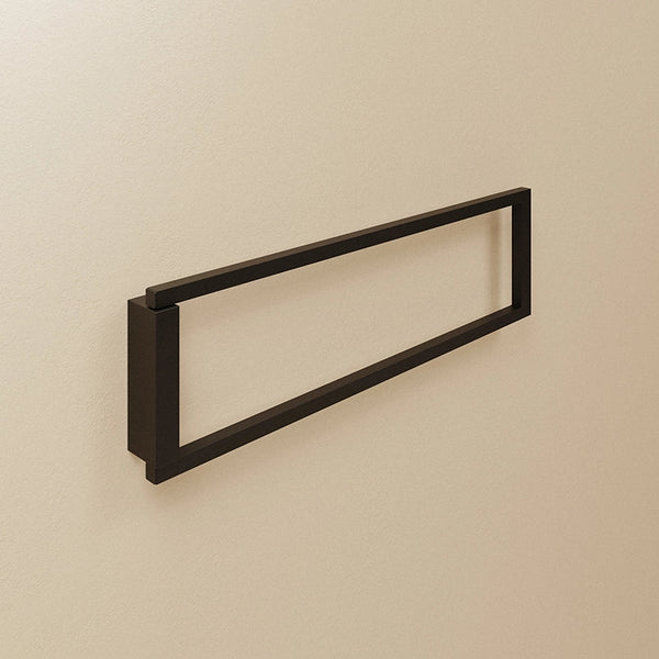 Porta asciugamani 40 cm a Snodo Nero Satinato The Grid 2683674 cosmic
