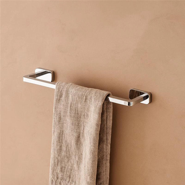Porta asciugamani 45 cm acciaio inox cromo cubik