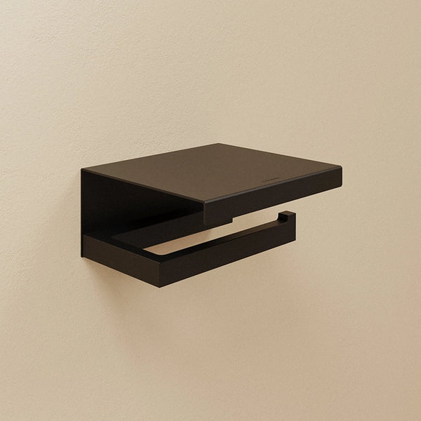 Portarotolo Con Coperchio Nero Satinato The Grid 2683659 Cosmic