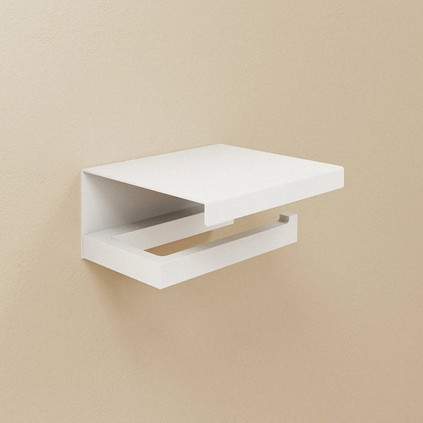 Portarotolo Con Coperchio a parete Bianco Satinato The Grid 2686559 Cosmic