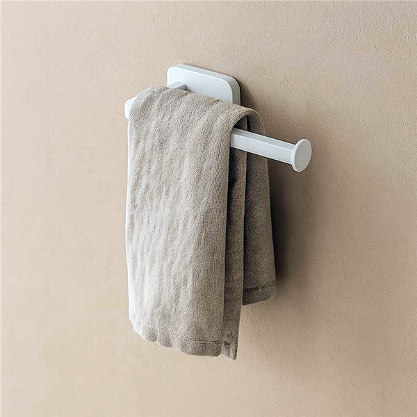 Porta salviette in acciaio inox bianco cubik