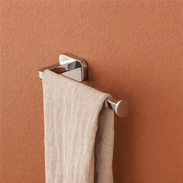 Porta salviette in acciaio inox cromo cubik