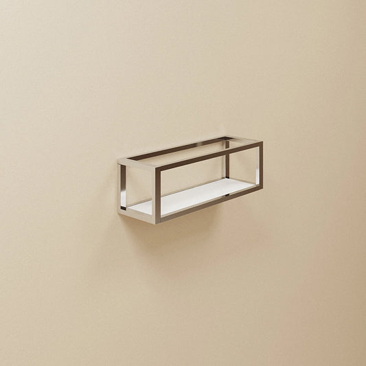 Portasciugamani con mensola 35 cm cromo The Grid 2680163 Cosmic