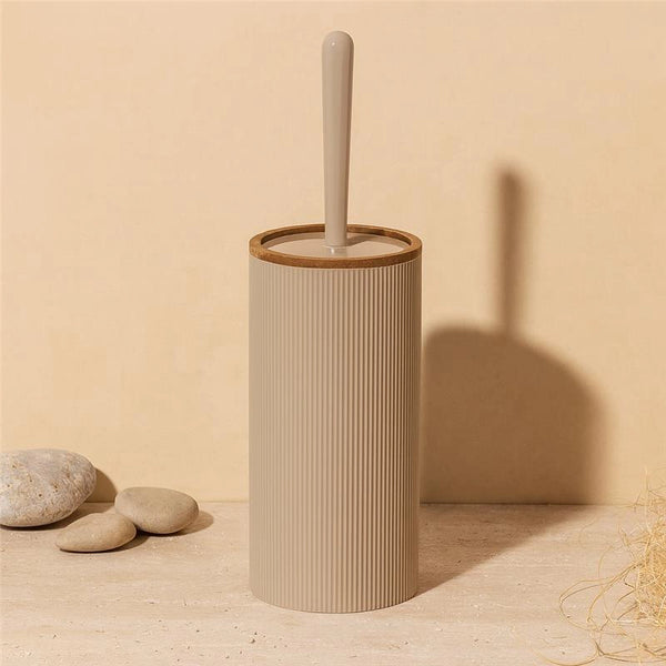 Portascopino a pavimento in plastica tortora London