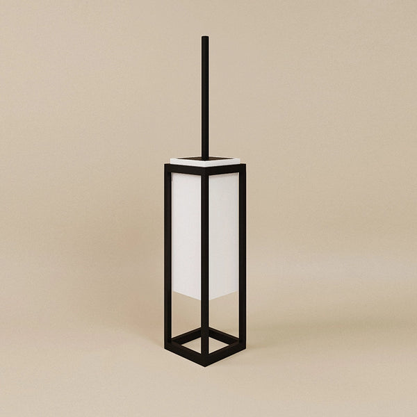 Portascopino wc a pavimento Nero bianco Satinato The Grid 2683600 Cosmic