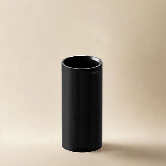 Portaspazzolini Da Appoggio Nero Satinato Logic 2263651 Cosmic