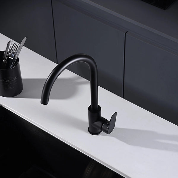 Rubinetto lavello cucina Belida nero opaco
