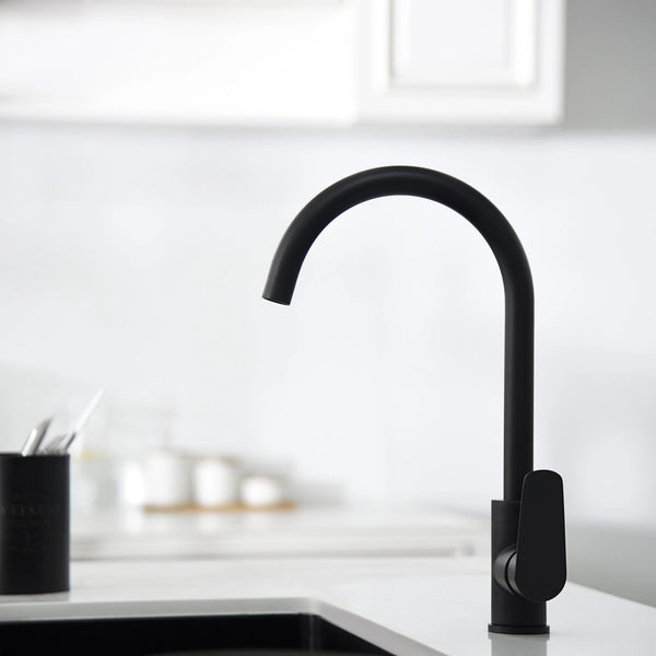 Rubinetto lavello cucina Belida nero opaco