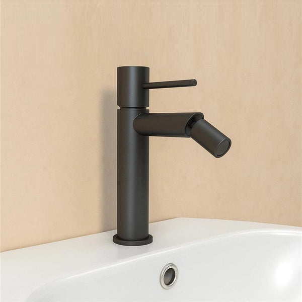 Rubinetto bidet senza scarico grigio metallico Memo