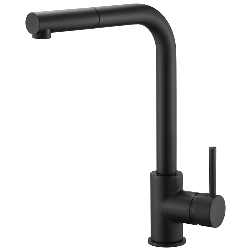 Rubinetto cucina estraibile Linda nero opaco