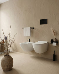 Sanitari sospesi salva spazio rimless ceramica bianco Linea Zeta small