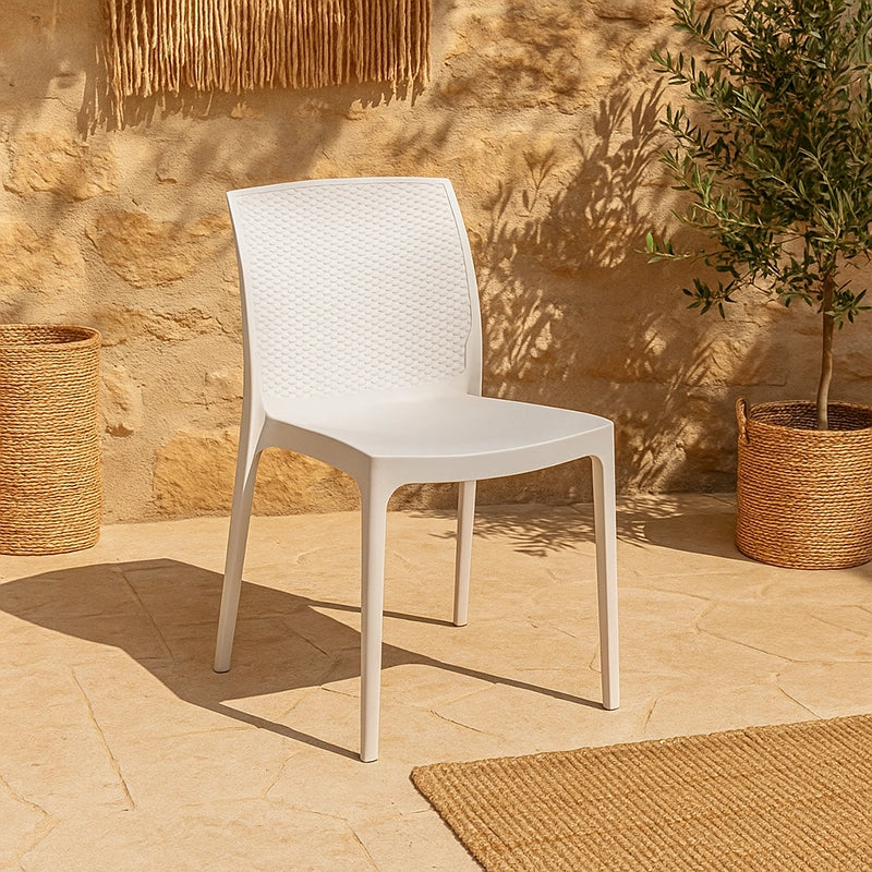 Sedia da Esterno Bianca Grandsoleil Boheme Greenpol