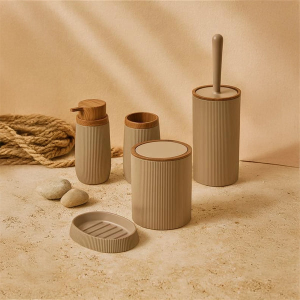 Set accessori bagno tortora 5pz London