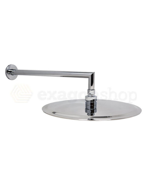 Set miscelatore doccia con soffione 30 cm slim doccetta cromo Smart