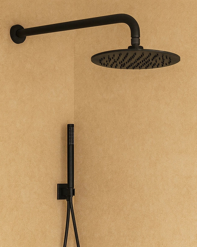 Sapho Docce - Soffione doccia, 30x18 cm, nero opaco SK851B Sapho Docce - Soffione doccia, 30x18 cm, nero opaco SK851B