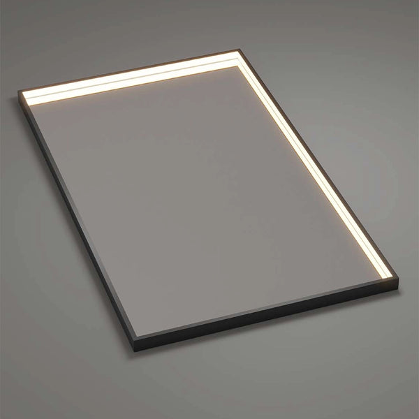 Specchio 100x80 illuminato nero opaco Torino