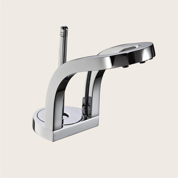 Treemme Philo IT7022CCPDZZ miscelatore monocomando bidet di Cromo Lucido in ottone e cromato, vista frontale della...
