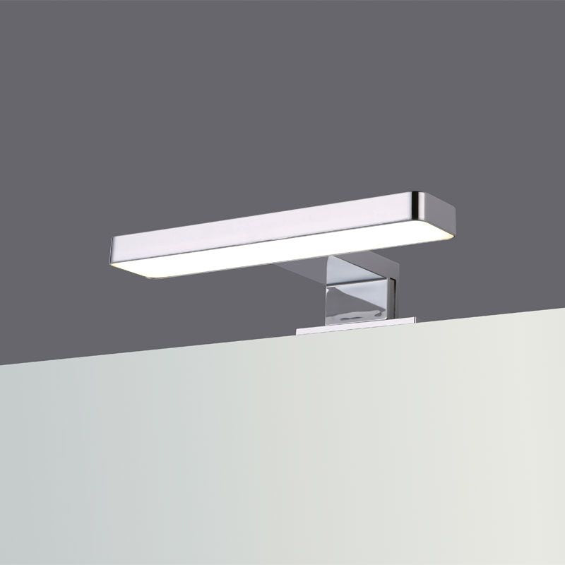 New Line Ut2 Lampada Led 40X10 con braccio Per Specchio potenza 5w 300/350 Lm Cromo