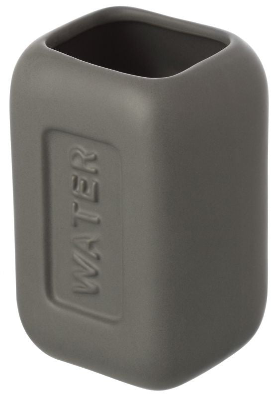 Set accessori bagno 3 pz in Ceramica grigio Bingo