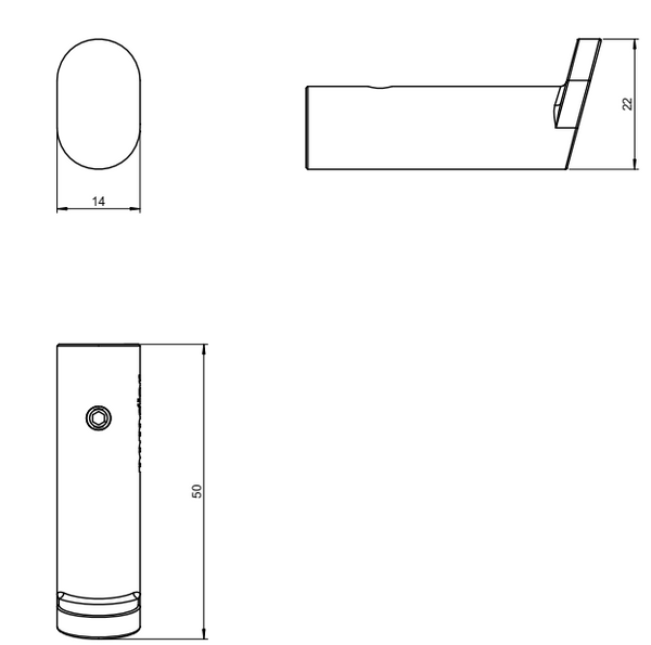Pomd'or Micra Set Accessori bagno Portasciugamani 5pz cromo montato a parete, vista del design e della finitura...