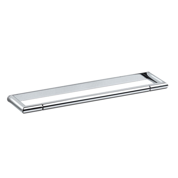 Pomd'or Micra Set Accessori bagno Portasalviette 30 cm Portarotolo sinistro Portascopino a terra e 2 appendini cromo lucido