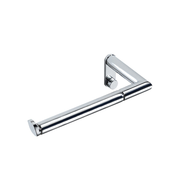 Pomd'or Micra Set Accessori bagno Portasalviette 30 cm Portarotolo sinistro Portascopino a terra e 2 appendini cromo lucido