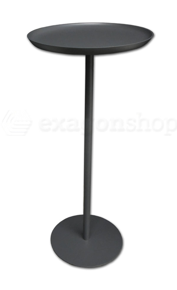 Antonio Lupi Lino 2 Tavolino di design 36 cm H.78,5 in Cristalplant Matita Goffrato