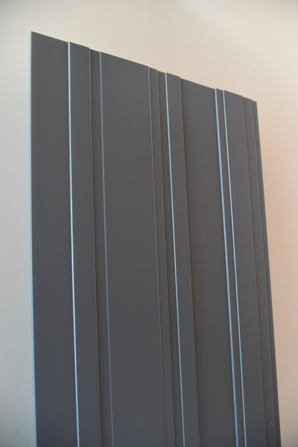 Termoarredo 120x45 Radiatore Ad Acqua in alluminio Grigio Pioggia Goffrato Antonio Lupi Bit BIT120AP