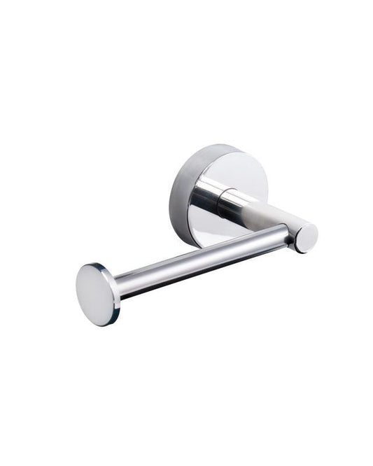 Portarotolo orizzontale in acciaio inox cromato New line p15 Cromo Lucido, dettaglio ravvicinato del materiale e...