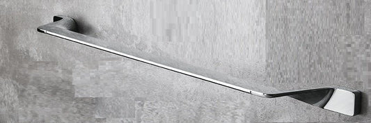 Colombo Alize Portasciugamani 56 cm a parete Cromo, dettaglio ravvicinato del materiale e dell'aggancio - Colombo Design
