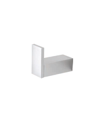 Appendino in alluminio argento Sky, dettaglio ravvicinato del materiale e dell'aggancio - Exagonshop