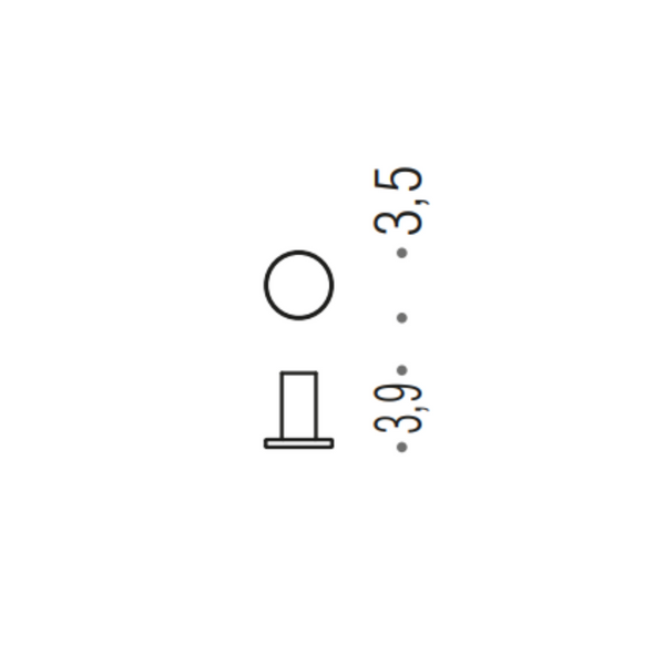 Colombo design mini cd107 gancio portasciugmani portabito nero opaco