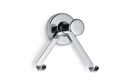 Bertocci Cinquecento gancio appendino doppio portasciugamani cromo