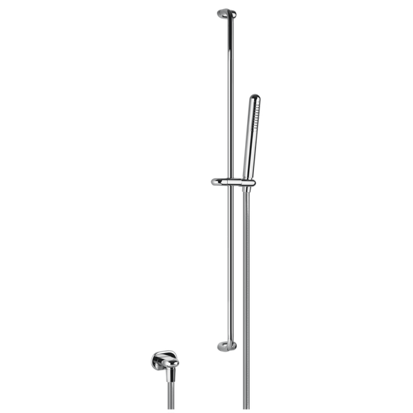 Asta saliscendi con presa acqua doccetta anticalcare e flessibile 150 cm cromo Goccia 33642 Gessi