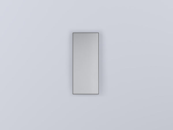 Cielo Arcadia Argo Specchio 40x95 A Parete senza Luce Led E Struttura In Metallo Cemento